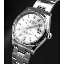Rolex Datejust 31mm Silver Luminous Dial Stainless Steel Ladies Watch
