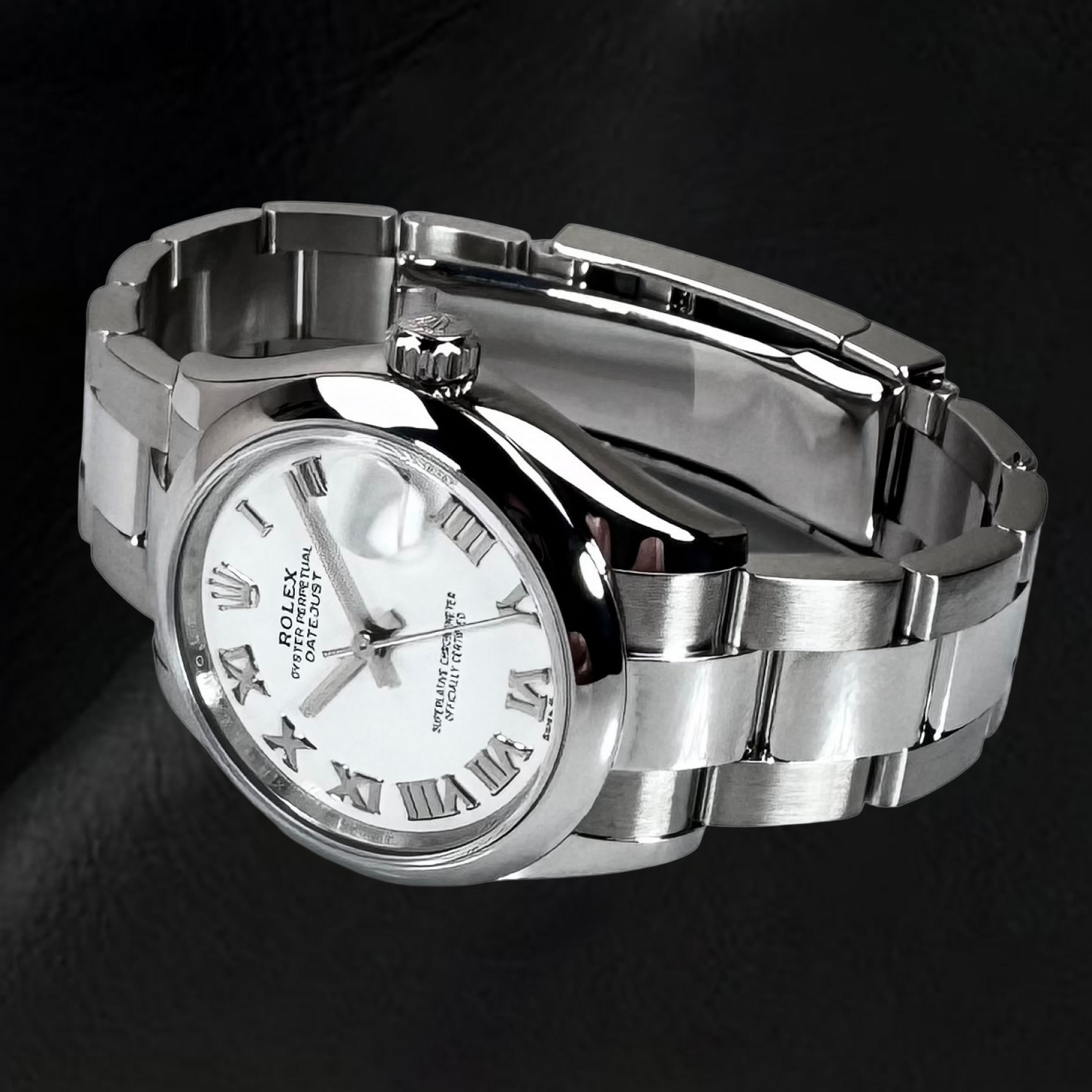 Rolex Datejust 31mm White Roman Dial Ladies Steel Watch