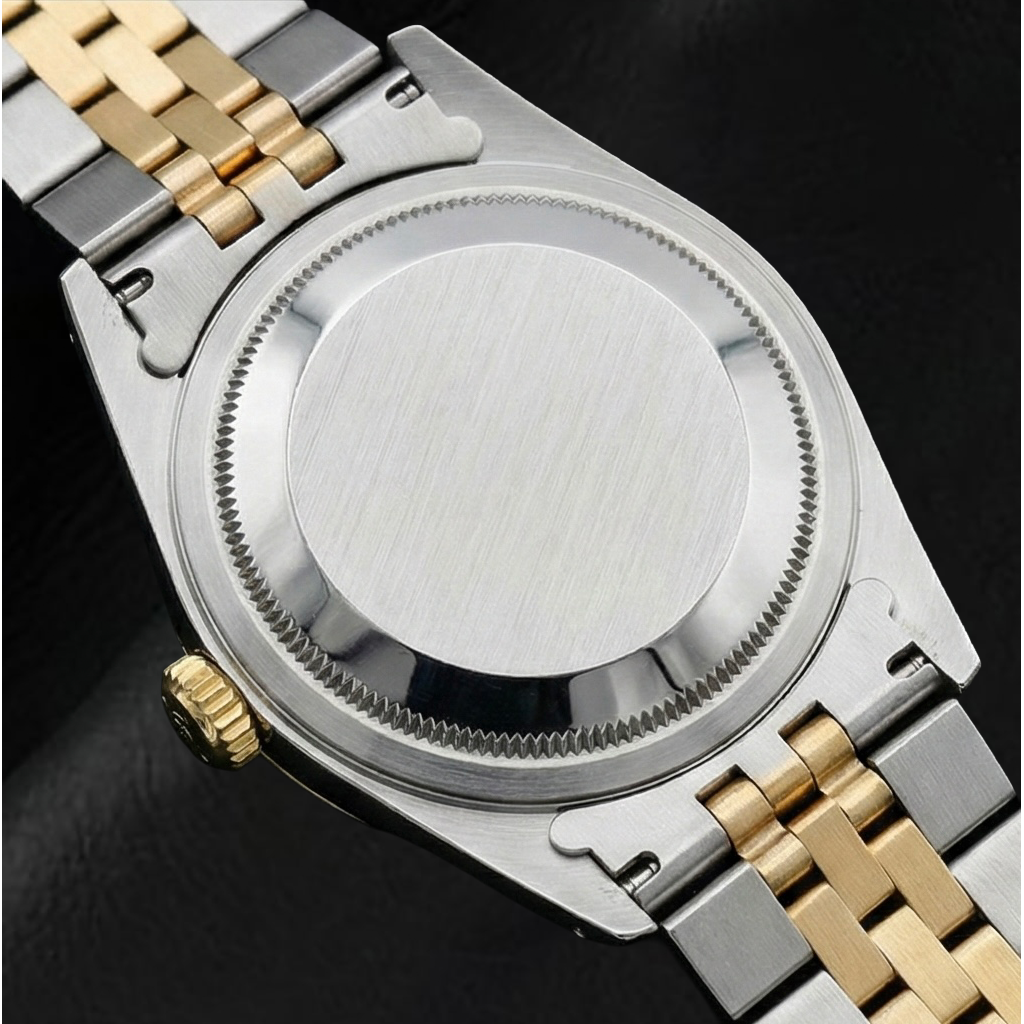 Rolex Datejust 36 mm White Diamond Dial Two Tone Watch