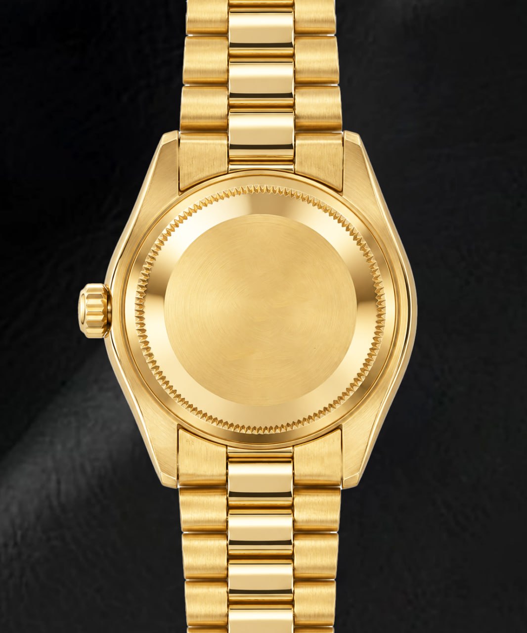 Rolex Datejust 6827 31mm White Mother of Pearl Diamond Dial Yellow Gold Watch