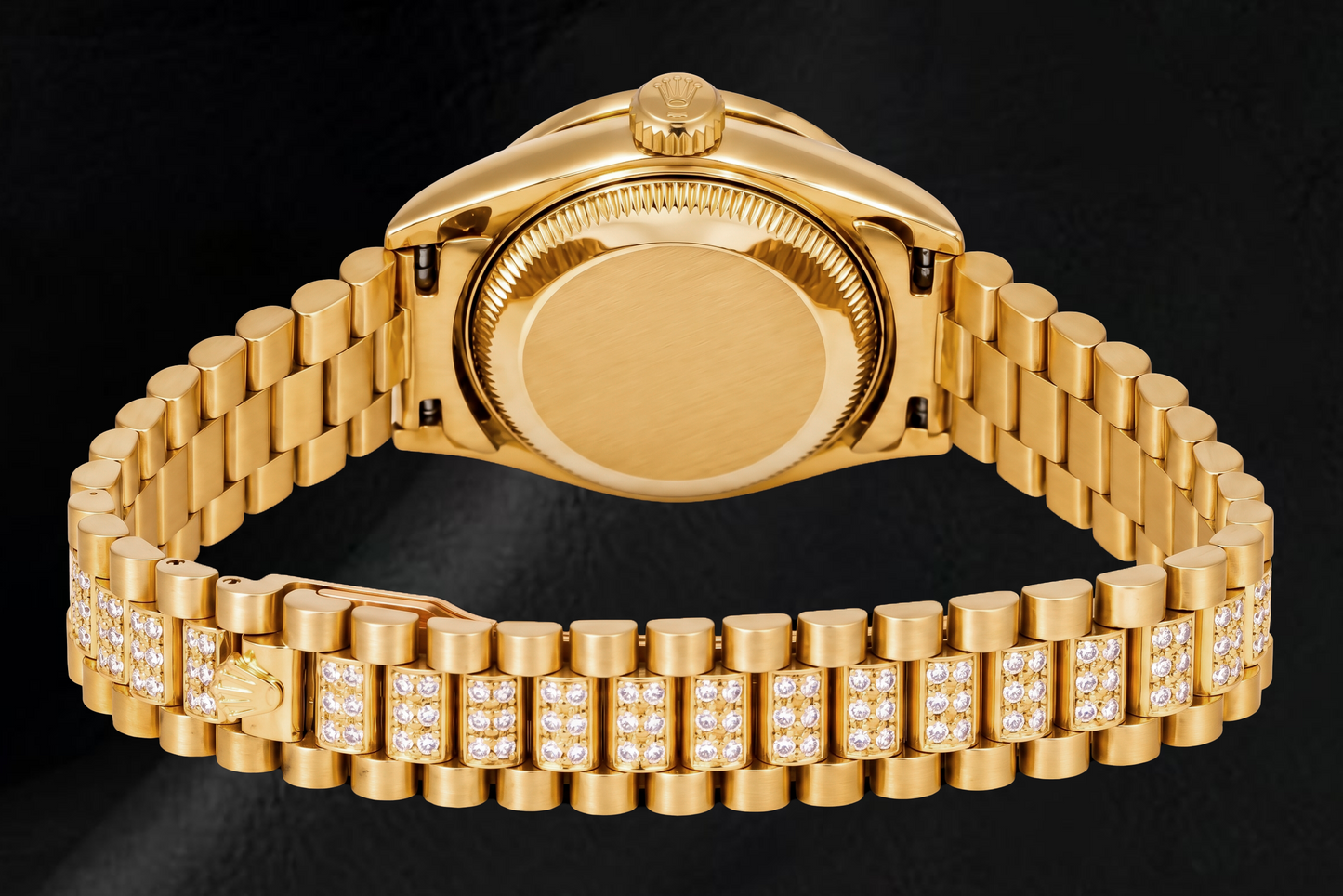 Rolex Datejust 69178 26mm White Diamond Dial Yellow Gold Watch