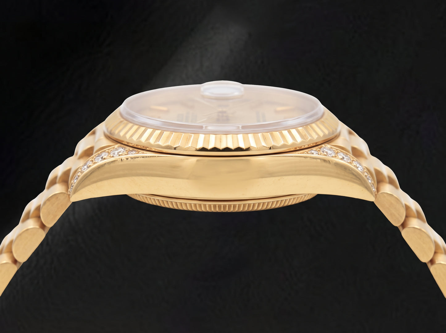 Rolex Datejust 69178 Champagne Dial 26mm President Bracelet Yellow Gold Watch 18K