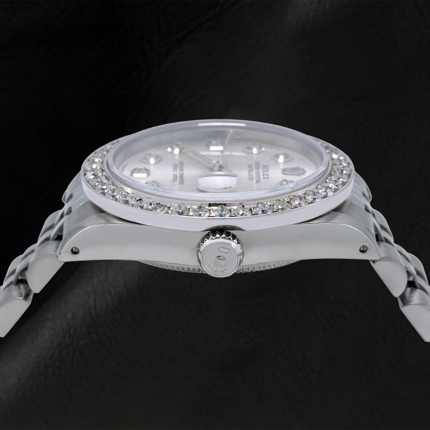 Rolex Datejust 78274 31mm Silver Diamond Dial Stainless Steel Jubilee Bracelet Watch