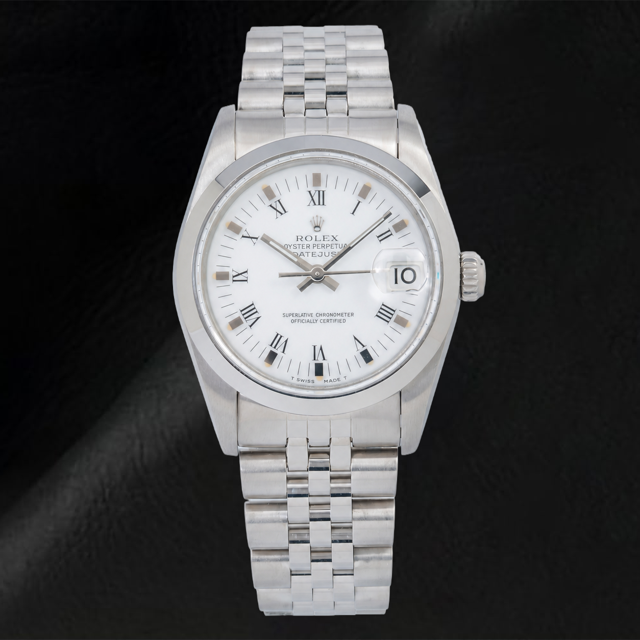 Rolex Datejust 78274 31mm White Roman Dial Stainless Steel Jubilee Bracelet Watch