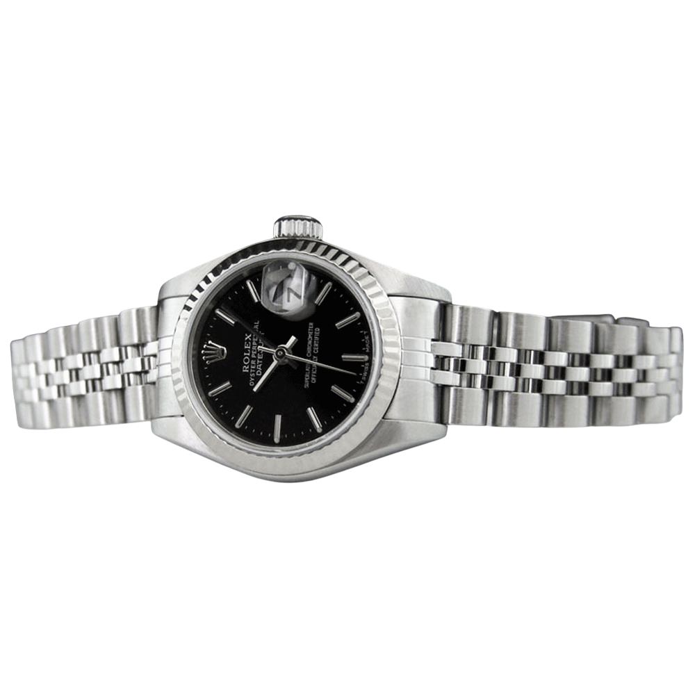 Custom Gemstone Rolex ct – angle view