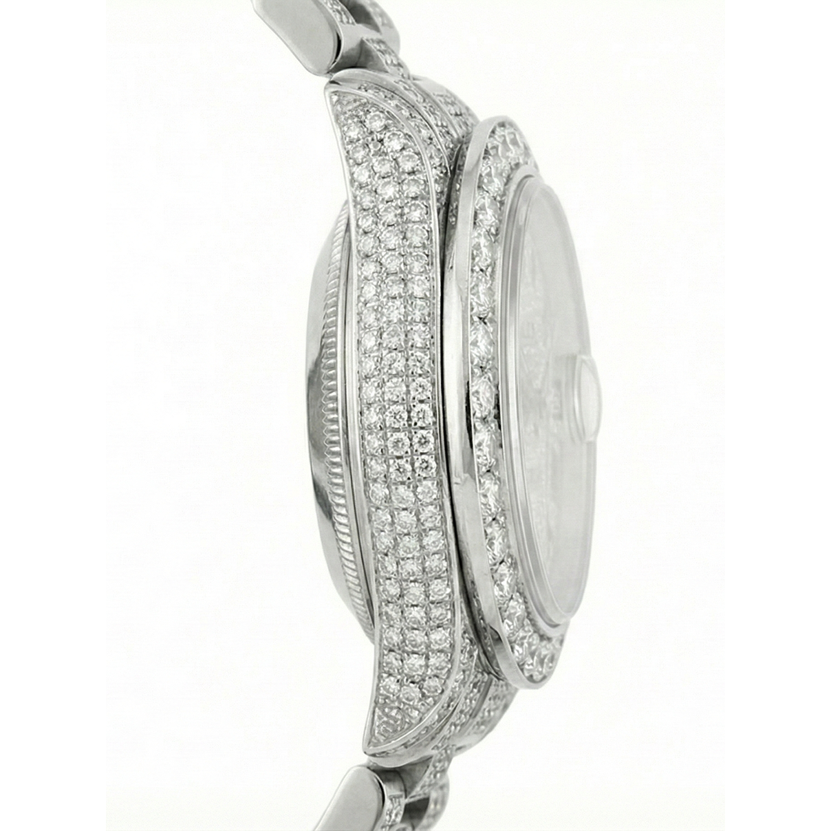 Rolex Datejust Ladies Watch Fully Diamond Bracelet 12 Carats