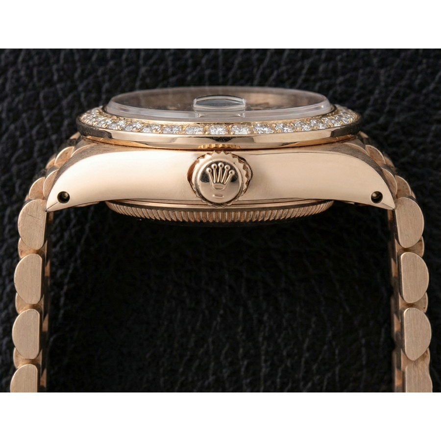 Rolex Datejust Ladies Watch Mother Of Pearl String Diamond Dial Yg