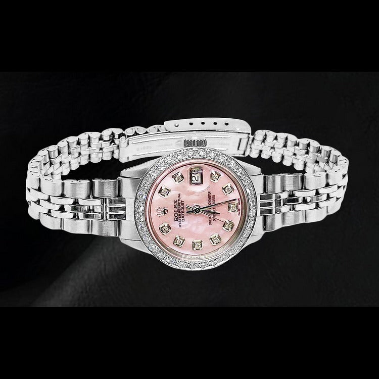 Pink Mop Diamond Dial 