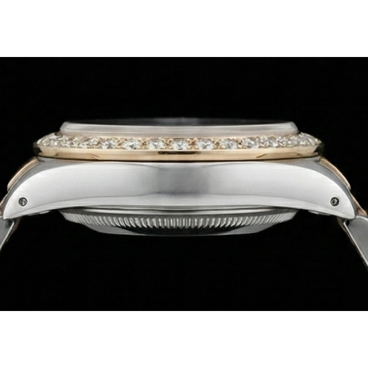 Rolex Datejust Tapestry Diamond Dial Bezel Ladies Watch Ss & Gold