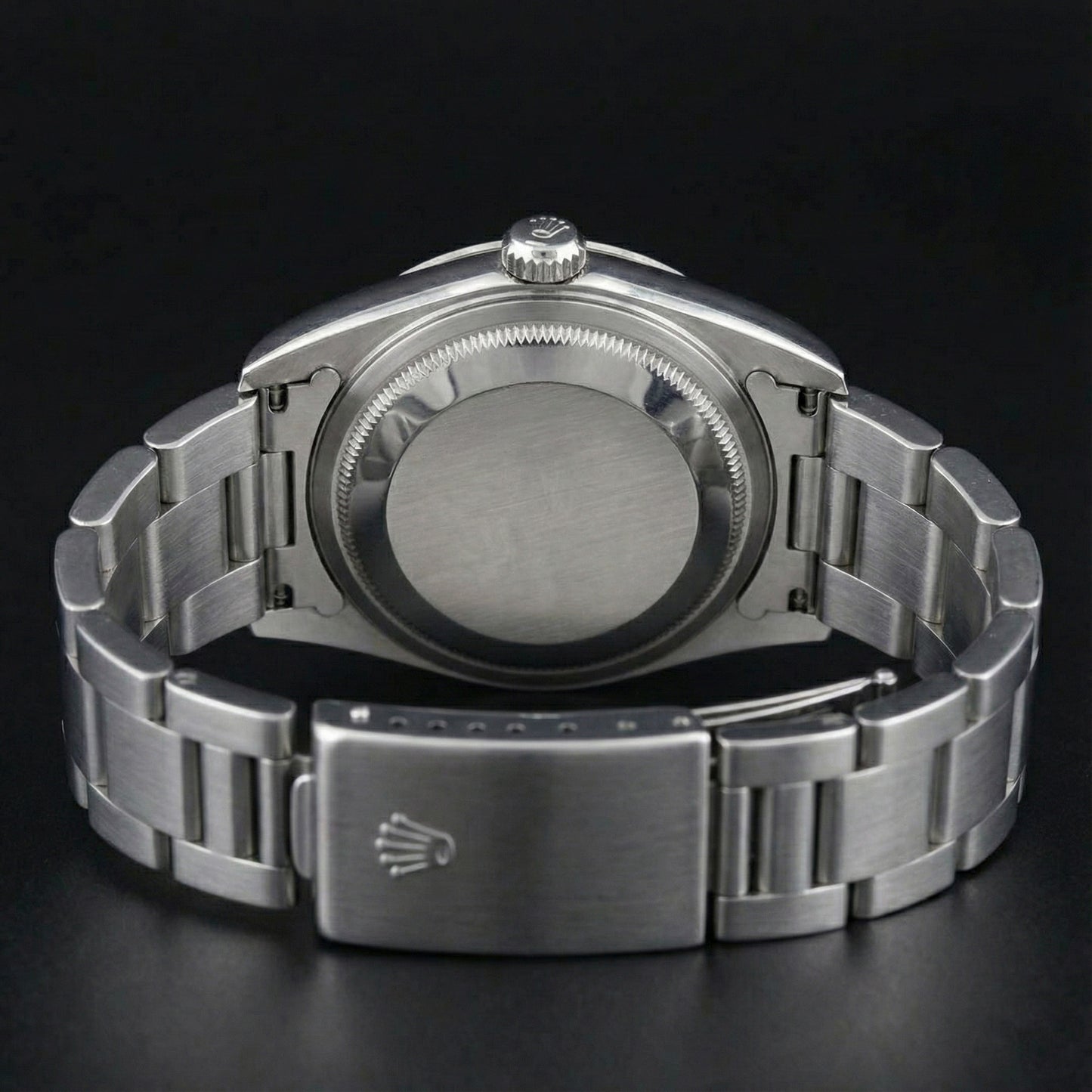 Rolex Datejust Watch Roman Dial Smooth Bezel Stainless Steel Midsize