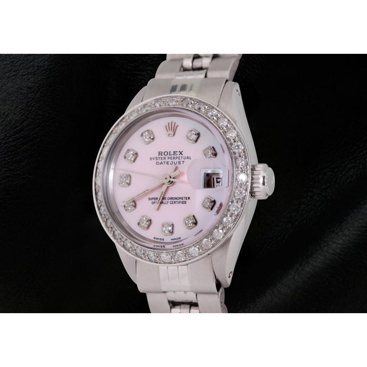 Diamond Dial Bezel Women