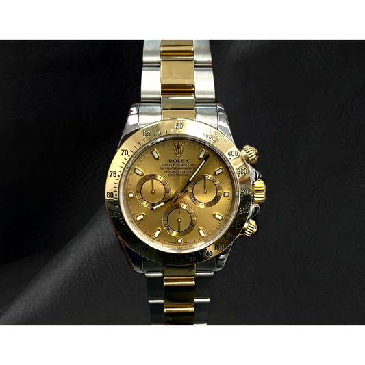 Rolex Daytona Cosmograph Champagne Dial Two Tone Watch