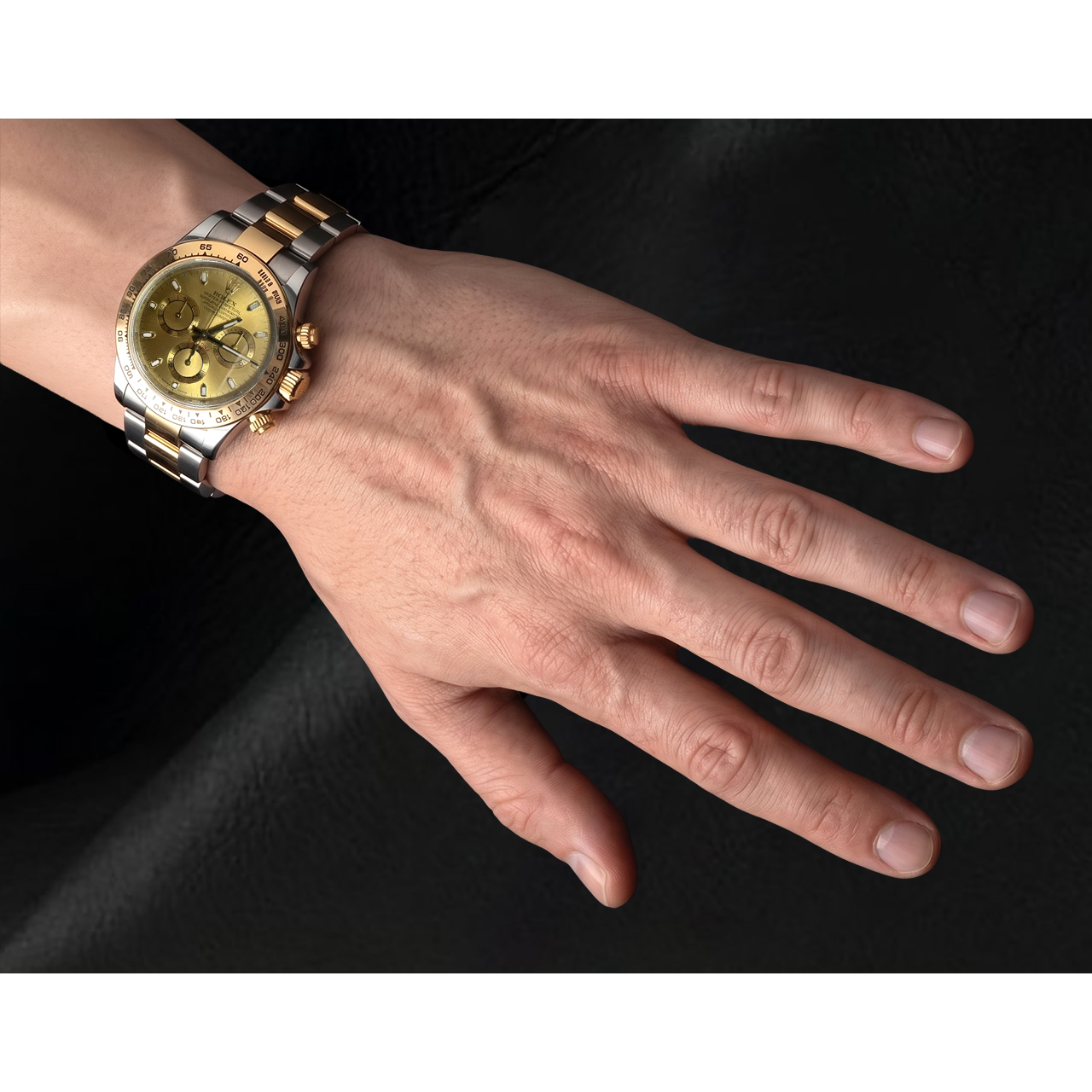 Rolex Daytona Cosmograph Champagne Dial Two Tone Watch