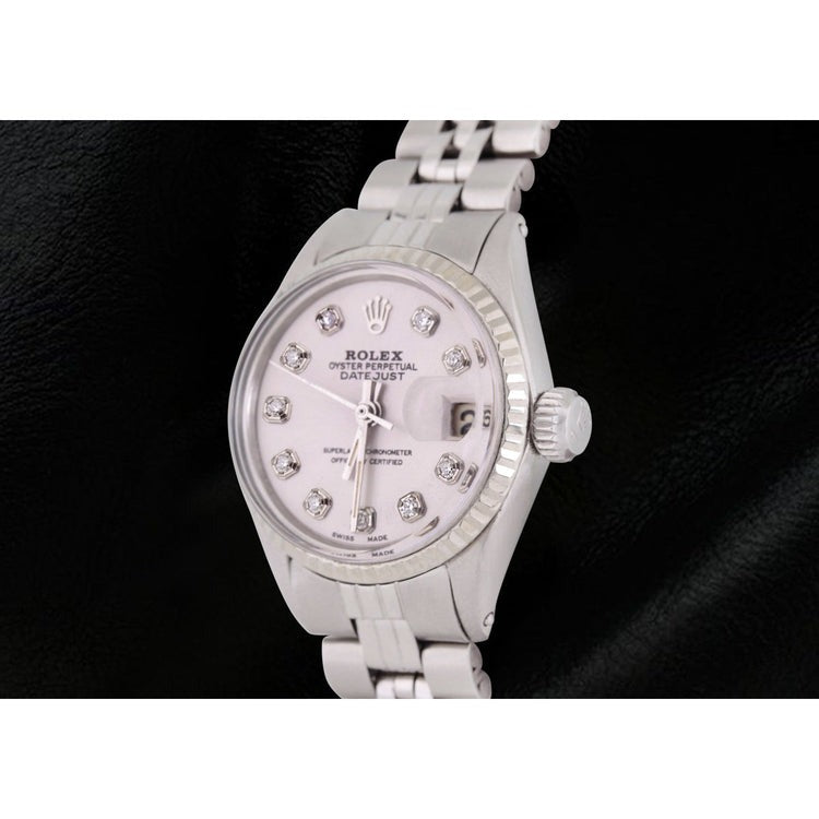 Diamond Dial Jubilee Stainless Steel 