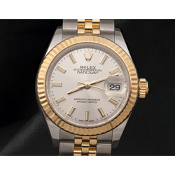 Rolex Ladies Datejust 279173 Fluted Bezel Two Tone Jubilee 28 mm Watch