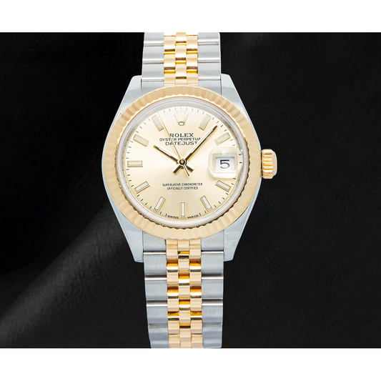 Rolex Ladies Datejust 28 mm 279173 Champagne Luminous Dial