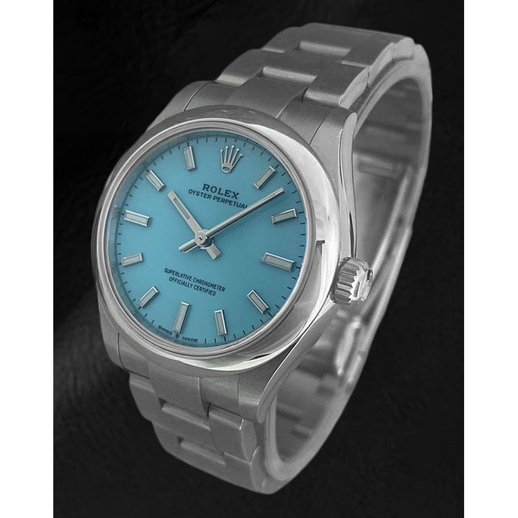 Rolex Ladies Oyster Perpetual 31mm Luminous Dial Steel Watch