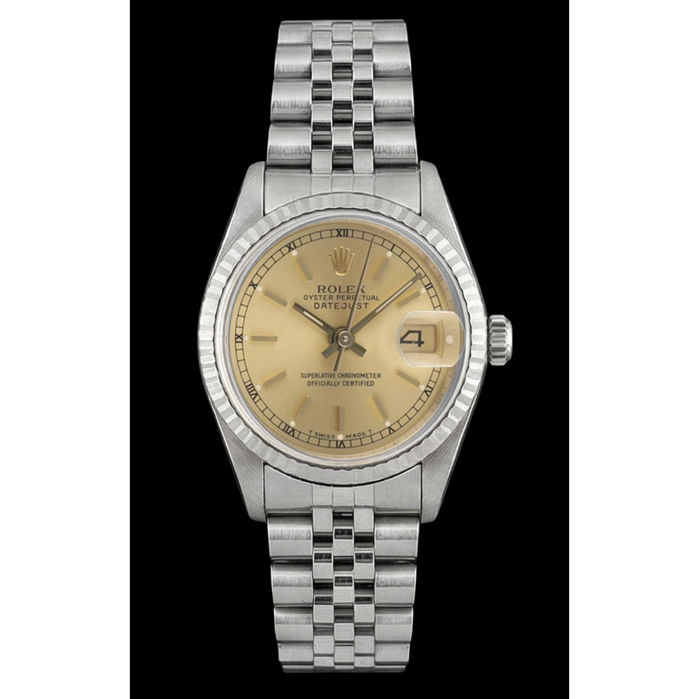 Gemstone Rolex in Stainless Steel – main view