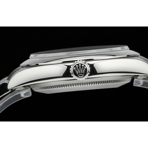 Rolex Oyster Perpetual 31mm Salmon Luminous Dial Ladies Steel Watch