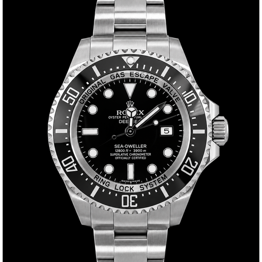 Rolex Sea-Dweller Deepsea 44mm 116660 Black Dial Stainless Steel Watch