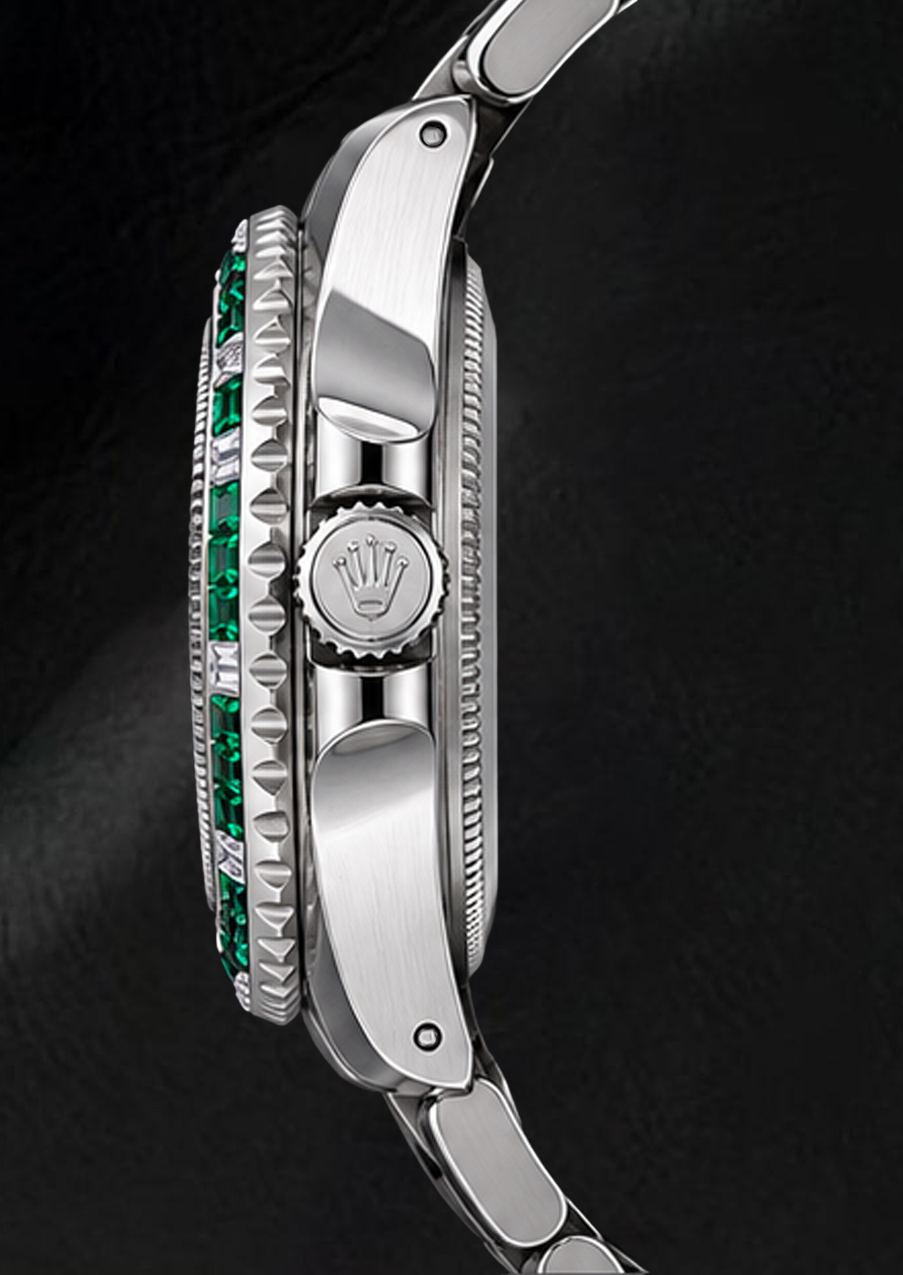 Rolex Submariner40 mm 16800 Green Luminous Dial Stainless Steel Watch
