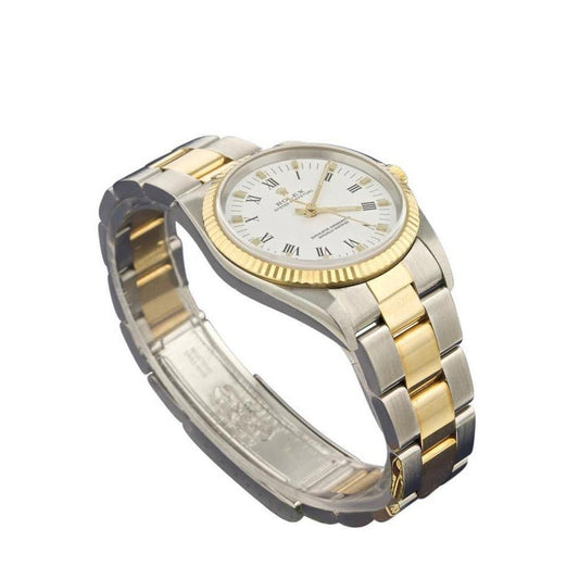 Two Tone Men Watch Oyster Bracelet