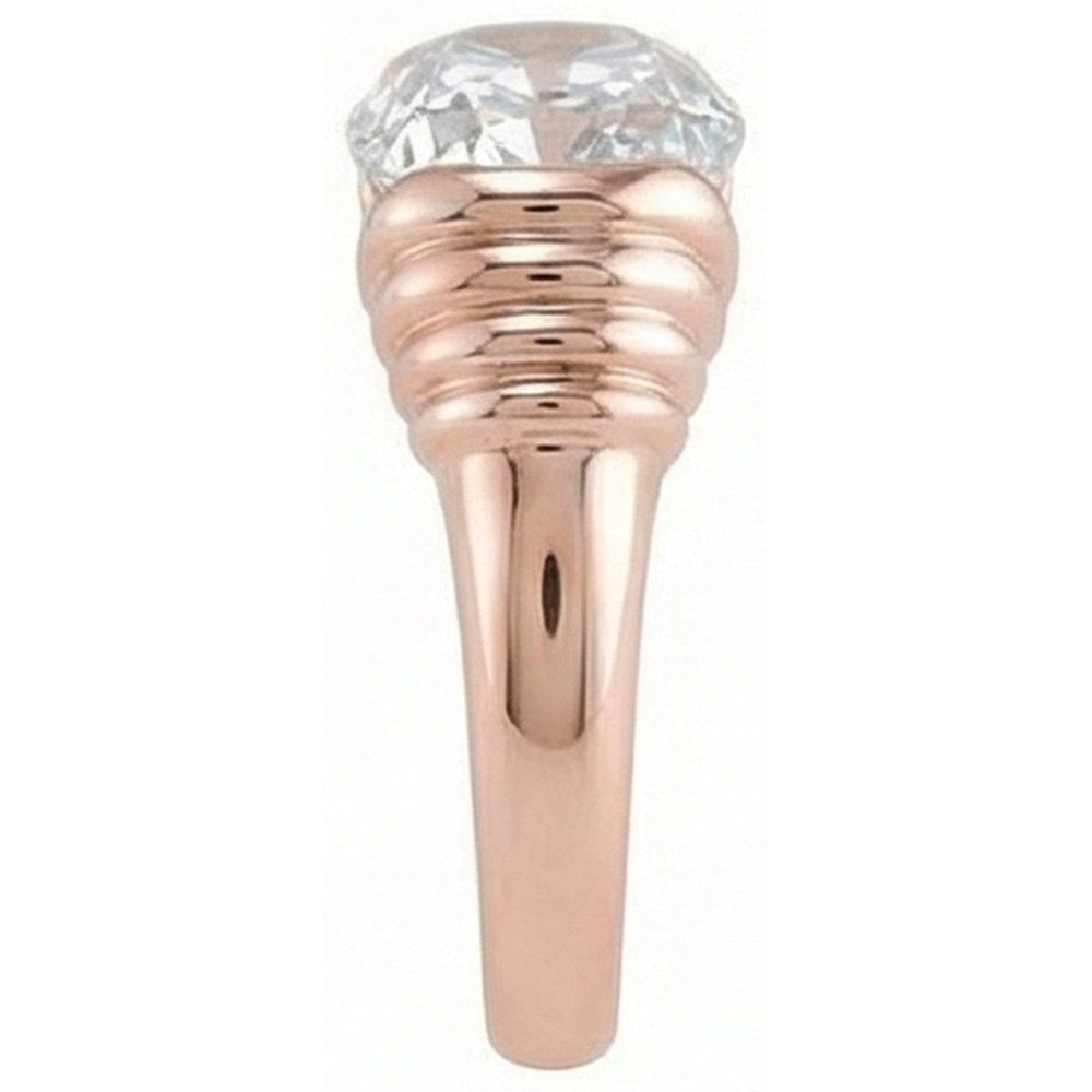 Rose Gold Solitaire Ring Cushion Old Mine Cut Real Natural Earth Mined Diamond 2.25 Carats