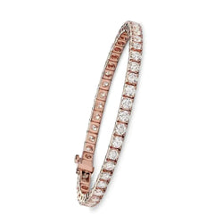 Rose Gold Genuine Diamond Bracelet For Women