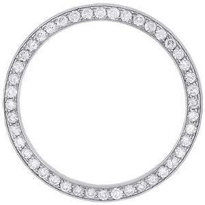 Round Custom Diamond Bezel To Fit Rolex Date 34 Mm Watch 2.75 Ct. - Watch Bezel-harrychadent.ca
