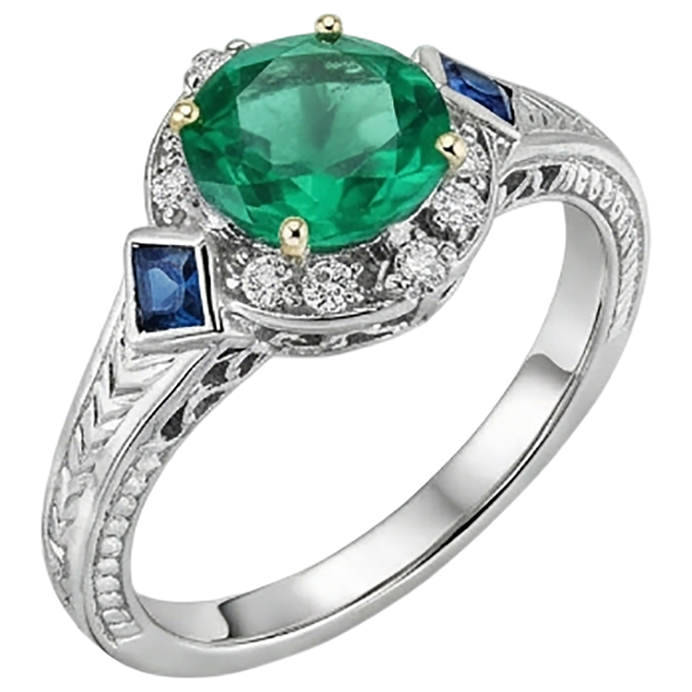 Dazzling Gemstone Ring 2.50 ct – angle view