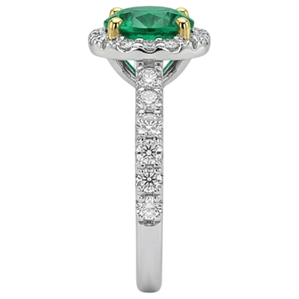Brilliant Gemstone Ring 3 ct – top view