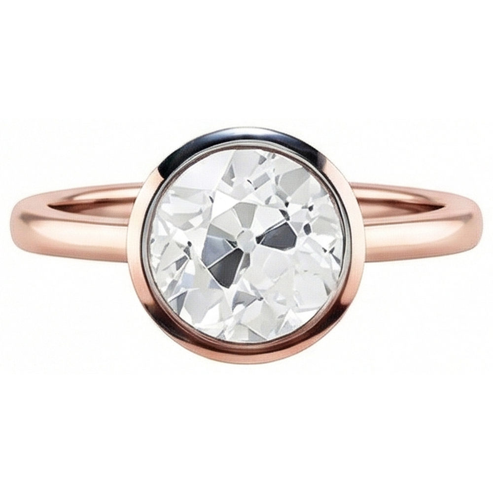 natural round diamond 1ct watch close up detail