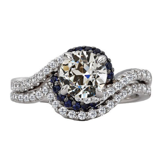Bespoke Halo Setting Ring 2 ct – main view