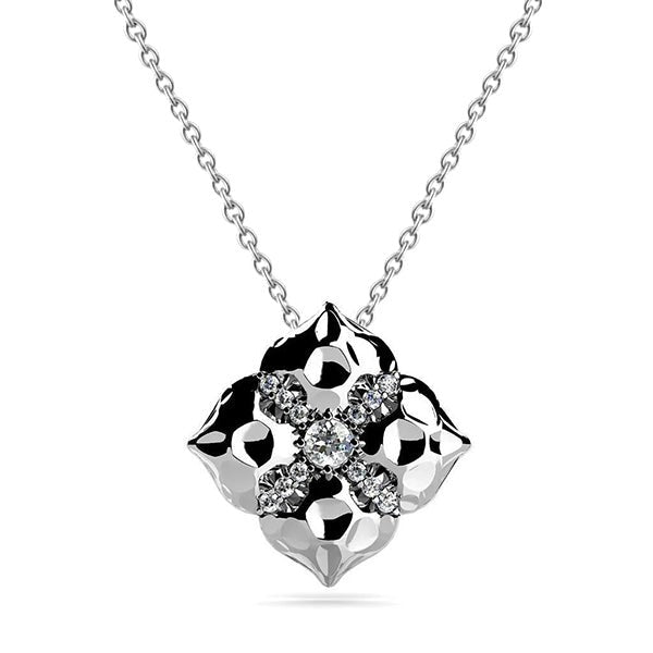 Round Brilliant 2.50 Carats Real Diamonds Pendant Necklace White Gold 14K