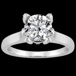 Round Brilliant Real Diamond Solitaire Ring 2.50 Cts.