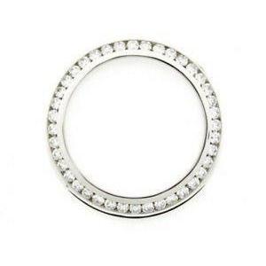 Round Custom Real Diamond Bezel To Fit Rolex Date All Watch Models 1.7 ...