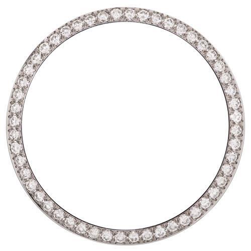 Round Custom Real Diamond Bezel To Fit Rolex Date All Watch Models 34 ...