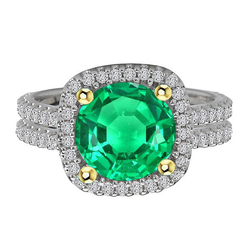 Brilliant Precious Stone Ring – Emerald 4 ct | HarryChadEnt