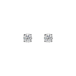 Round Cut 2.20 Ct Genuine Diamond Lady Studs Earrings