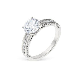 Round Cut 3.50 Carats Real Natural Earth Mined Diamond Engagement Ring