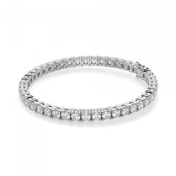 Round Cut 8.10 Carats Genuine Diamonds Tennis Bracelet White Gold