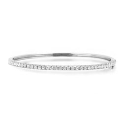 Round Cut Natural Diamonds Women Bangle 3.20 Ct Gold 14K