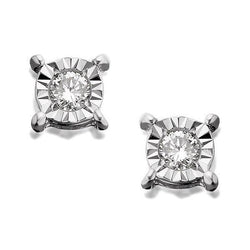 Round Cut Real Natural Earth Mined Diamonds Lady Studs Earrings 1.70 Ct Brilliant Cut Mounting