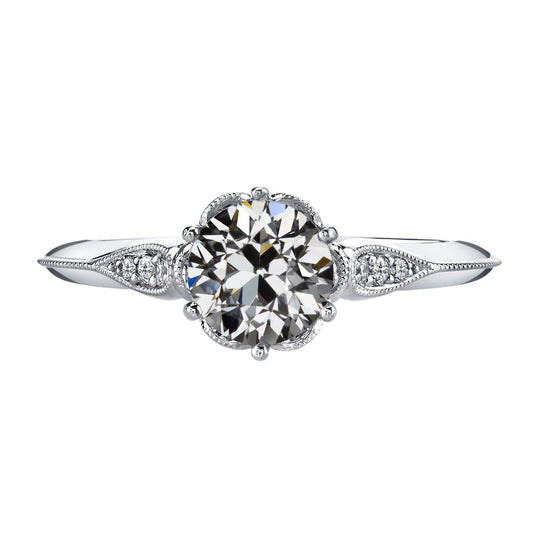 Brilliant Diamond Engagement Ring 2-ct 14K White Gold – main view
