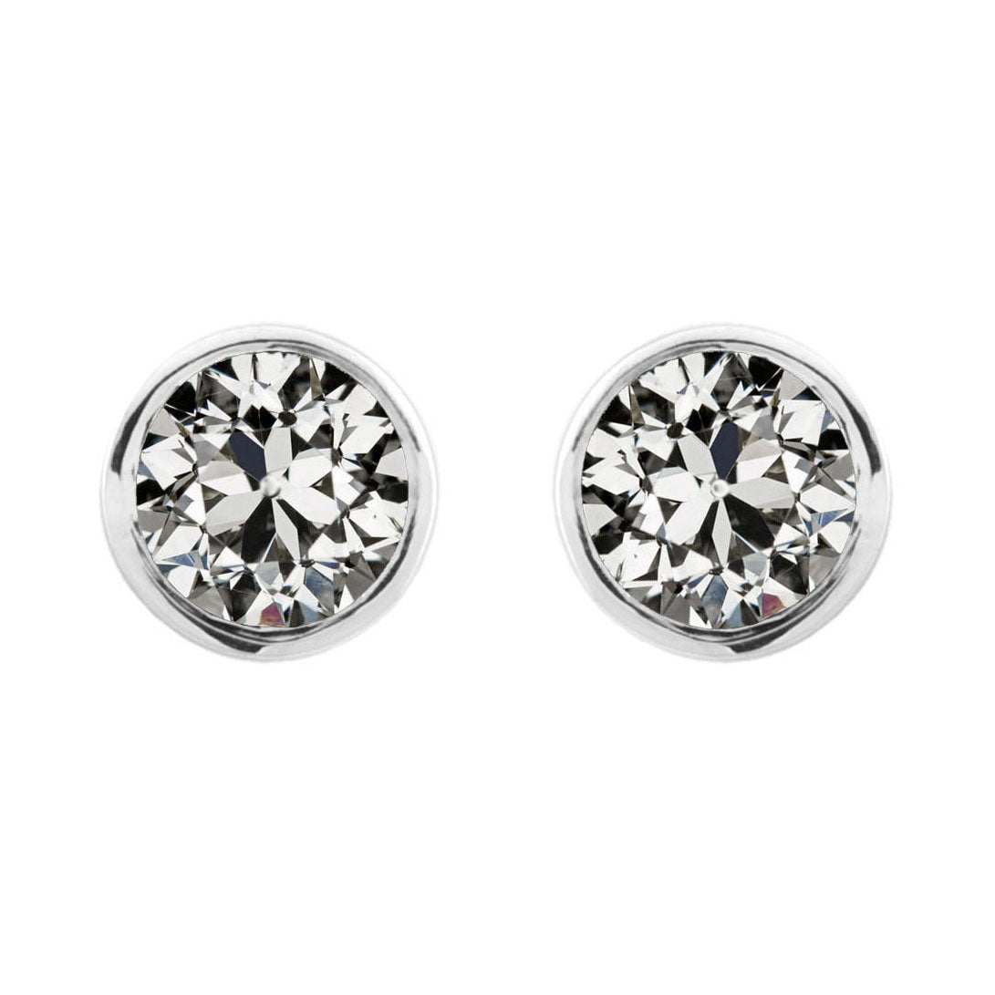 Luxurious Stud Earrings 2 ct – main view