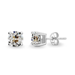 Authentic Fine Diamond Drop Earrings 1.50 ct – 14K White Gold
