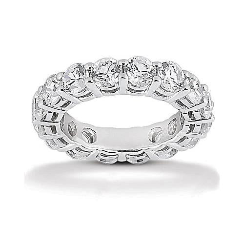 Round Genuine Diamond Wedding Ring