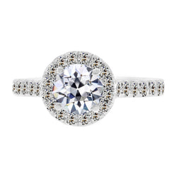 Timeless Halo Setting Ring – Diamond 3.50 ct | HarryChadEnt