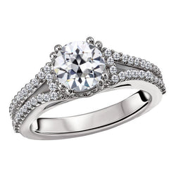 Handcrafted Brilliant Diamond Anniversary Ring 4.50 ct by