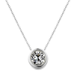 Handcrafted Pendant Necklace with Old Mine Cut Fine Diamond – 1